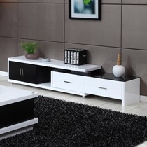 简约现代全友电视柜,钢化玻璃伸缩电视柜,型号120312客厅电视机柜