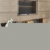 美巢氏木纹伸缩电视柜,白色烤漆电视柜,客厅储物地柜型号: 3D02