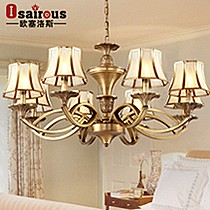 欧塞洛斯品牌欧式全铜吊灯,客厅高档多头灯具,时尚设计,多种搭配,型号H13