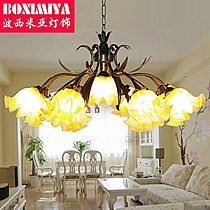 波西米亚品牌高档铁艺吊灯,地中海时尚田园吊灯,品质保证,美观大方,型号吊0978-8+1