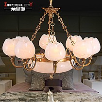 帝皇城品牌欧式全铜吊灯,进口云石吊灯,高端大气上档次,奢华质感抢先体验