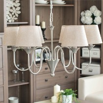 北欧美家银色时尚宜家吊灯,书房定制精美布艺吊灯,型号PL-E029