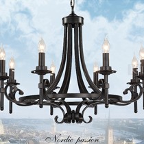 多款式美式乡村铁艺吊灯,北欧迷情室内灯具餐厅灯,可洛货号A506