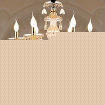 弗莱意奢华水晶吊灯,欧式风格豪华大气,六光源设计吊灯全面点亮 型号88025-6