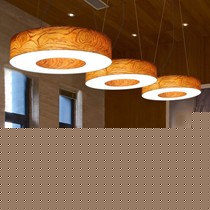 大观园8603圆环形吊灯,LED光源室内吊灯,东南亚式浓郁民族风