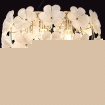 现代简约水晶吊灯,创意花朵客厅白炽灯,世源家居PL7258LED灯饰