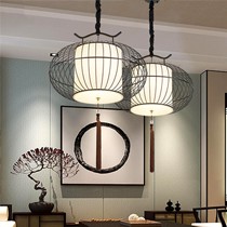 艾诺诗邦复古铁艺鸟笼客厅灯,仿古高温烤漆灯具,环保E27光源灯具