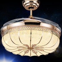 领王遥控式豪华装饰吊扇灯,LW2017-南瓜型家用空间隐形风扇灯饰