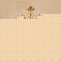 可洛客厅水晶玻璃大吊灯,复古雕刻全铜8头吊灯灯饰,型号: M05-S