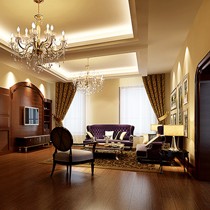 龙叶实木复合地板,高品质环保多层复合地板,型号泰柚