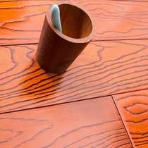 仙缘进口实木浮雕地板,X867系列番龙眼复古手抓纹地板