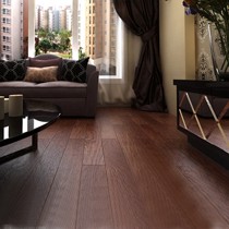 15mm仿古波浪纹多层复合地板,圣象NK3002山核桃实木地板