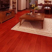 康辉18mm番龙眼纯实木地板,榫接平扣无缝拼接,专利陶釉面工艺超强耐刮擦