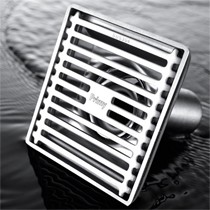 加厚不锈钢地漏,深水封防臭式下水器,普乐美大排水量地漏GDL09