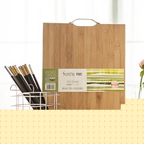 长方形加厚竹切菜板,竹子板面板抗菌环保刀板,双枪货号ZB4020