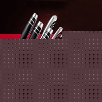 锻打工艺钼钒钢套刀,红色实木水曲柳刀座,尚朋堂流线刀柄中式刀具