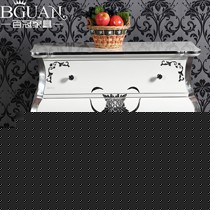 BGUAN/百冠新古典三斗柜,优质实木雕花工艺,多功能高档储物柜