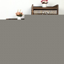 QNT-3AB型夕夕美屋田园三斗柜,梧桐木草编收纳柜,靠色三抽式斗柜