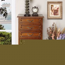 雅居格美式五斗柜,实木雕花储物柜,抽屉储物五斗柜型号: DY-1156