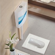 若木8115系列无挡水蹲便器,带水箱节能环保陶瓷蹲便器组合
