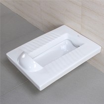 鹰陶牌前挡水防臭蹲便器,212Z型带S弯管蹲厕,优质进口原釉烧制