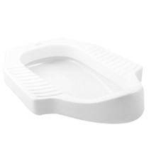 艺源优优品牌美标前排水蹲便器,有挡水带存水弯的蹲厕,型号8000