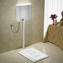 翻盖式挡水节水蹲便器,ZOLO葫芦型水箱陶瓷蹲厕,型号: D023