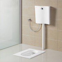 惠鹏卫浴无挡水蹲便器,带s弯方形前排水蹲坑,410防臭防堵陶瓷蹲厕