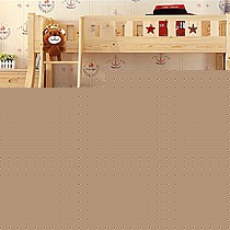 林氏木业中式结构双层儿童床,北欧松木子母床,纯实木坚固耐用,型号H-C1