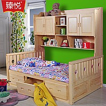 臻悦品牌多功能组合儿童床,纯正松木材质儿童床,环保健康,品质保证,型号YJ