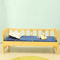 航杓优质松木框架宜家儿童床,个性床头爱心设计儿童床,型号:002