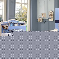 健优美带拖床儿童单人床,多储物抽屉男孩床,S1多功能字母儿童床具