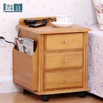玖木九美实木儿童床头柜,现代简约三斗柜,CTG-108型号储物收纳柜