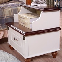 槿慕轩品牌橡木儿童床头柜,地中海式环保储物柜,型号NMS652