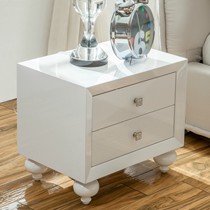 艾菲娅品牌新古典环保儿童床头柜,高贵典雅的葫芦脚储物柜,型号EC10-013