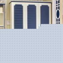 宜捷家居蓝色豪华王子儿童衣柜,三聚氰氨麻面工艺,环保板式三门衣橱