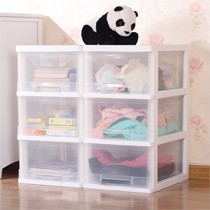 透明塑料儿童衣柜,百露抽屉式收纳柜,DIY环保组装柜BL2360
