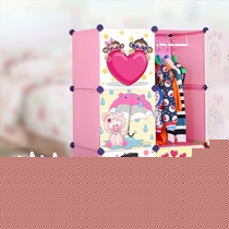 冠腾卡通动漫儿童衣柜组合,儿童房专用卡通折叠衣橱,型号: GTBF-01
