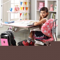 生活成品品牌环保板材儿童桌,现代简约的可调节桌面钢质儿童书桌,型号MC303