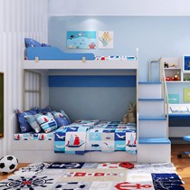 索菲亚简约子母床全屋家具,多功能儿童房书房组合定制,型号: 儿童上下床