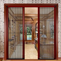 众冉无轨隐形纱窗门,铝合金折叠防蚊纱窗,厨房卧室推拉门纱窗定制