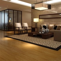 捷亚品牌强化复合地板,浅黄色的锁扣环保复合地板,型号9054