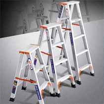 奥鹏铝合金双侧梯,AP-2602加厚横杆扶梯,多功能家用人字梯