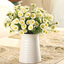迷妆韩式田园小雏菊仿真花卉,mz-hsxcj01家居装饰绢花摆放盆景