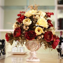 伊丽雅佳客厅装饰仿真花,欧式风格花卉盆景,端庄典雅承自欧式经典