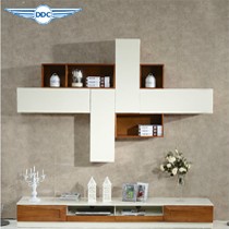 ddc现代简约实木不规则组合吊柜,DK2901系列九宫格烤漆挂柜