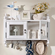 香奢一品品牌09535A型号地中海壁柜,双门实木吊柜,纯色储物柜