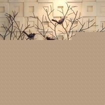 小鸟铁艺壁饰,欧式复古创意墙饰,生命树造型挂饰品漫邸W11276