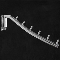 KOB服装店裤架展示挂钩,橱窗不锈钢4排点挂,KT-YG10挂墙式五金件