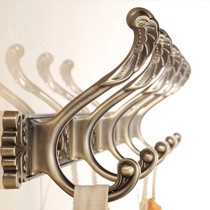 红番薯欧式复古合金挂衣钩,凤尾立体雕花轻奢衣钩,型号: HA-26